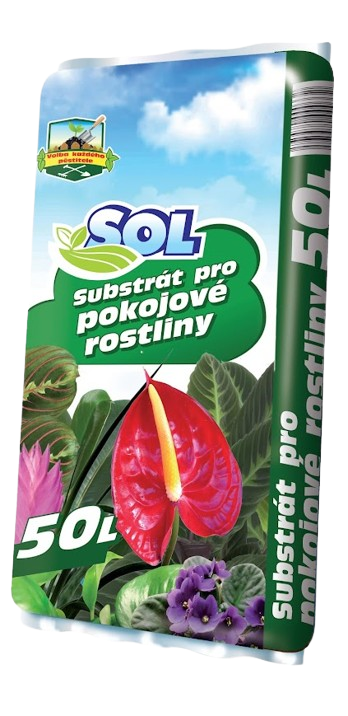 Substrát pro pokojové rostliny